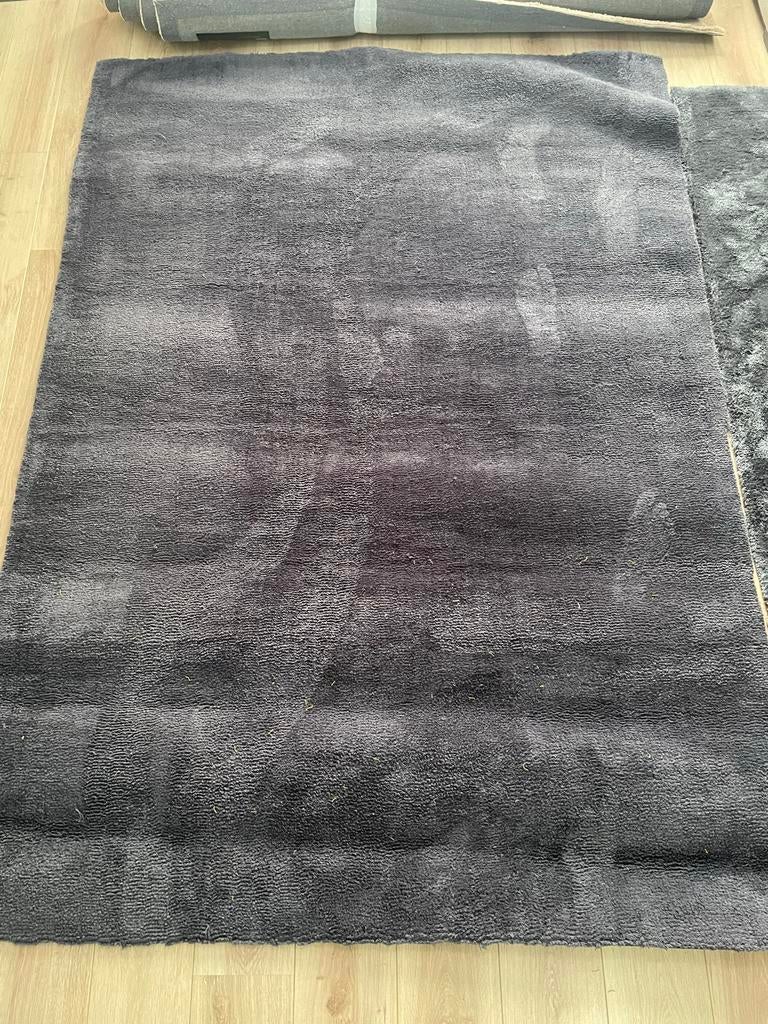 Blauw vloerkleed 160x230 cm, Ophalen, Gebruikt, Blauw, 150 tot 200 cm