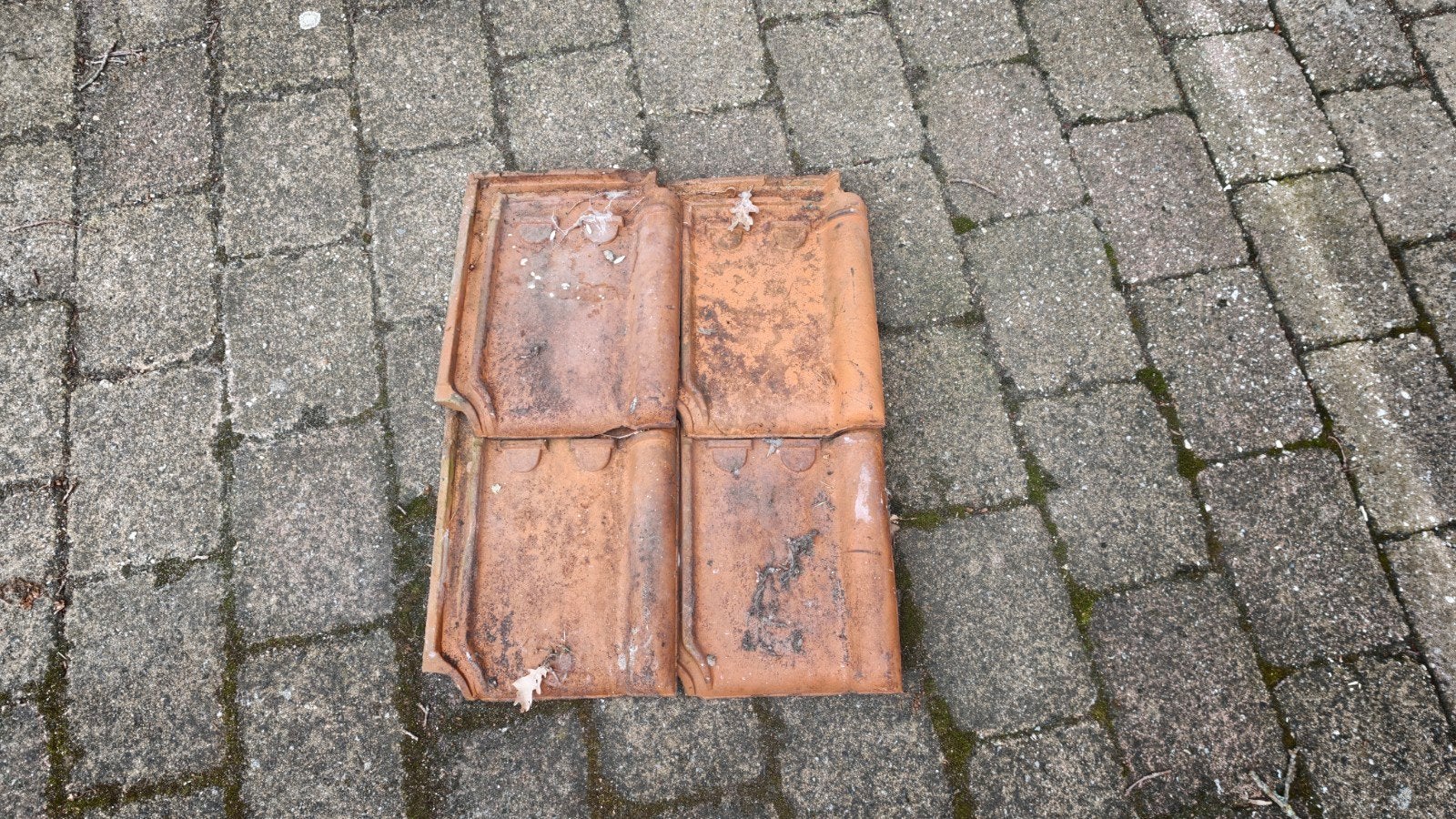 Oude dakpannen ca. 300st., Ophalen, Gebruikt, Steen of Klei, Dakpannen