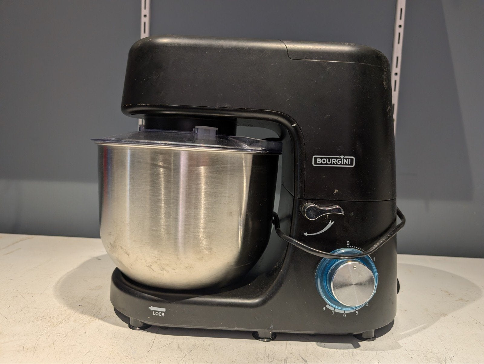 Bourgini keukenmixer, Witgoed en Apparatuur, Keukenmixers, Ophalen, 4 liter of meer, 3 snelheden of meer, Zo goed als nieuw