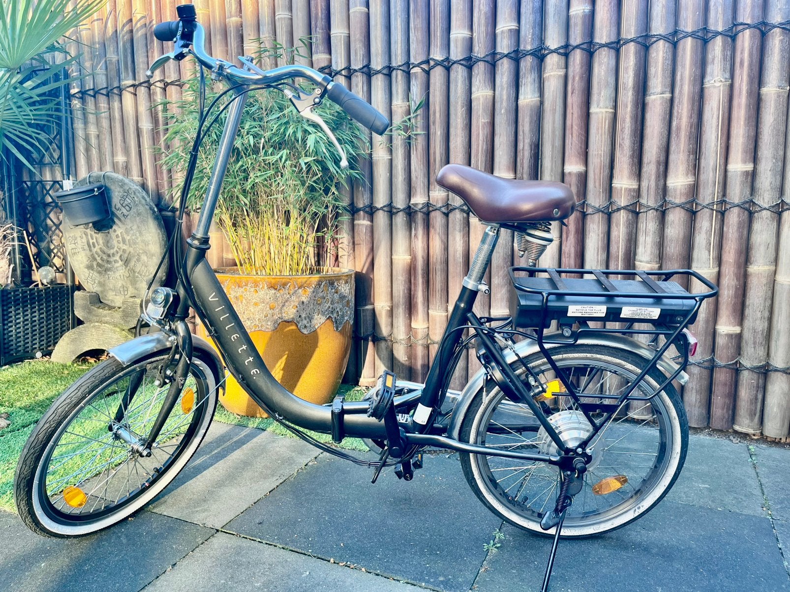 Villette Le Pliage elektrische vouwfiets - zwart, 20 inch of meer, Gebruikt, Totaal opvouwbaar, Ophalen