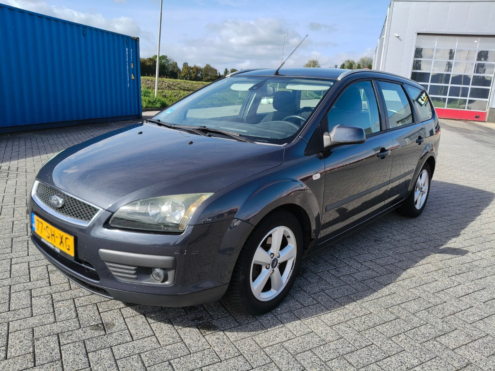 Ford Focus 1.6 74KW Wagon 2006 Grijs, Auto's, 1596 cc, 15 km/l, 4 cilinders, 635 kg