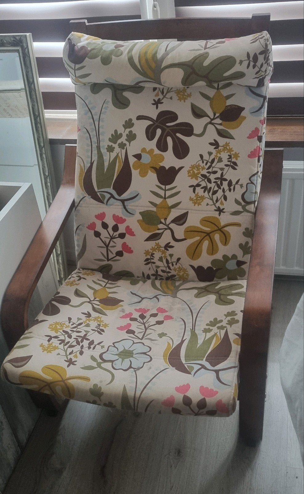 wipstoel, warm bruine kleur., Huis en Inrichting, Ophalen, Bruin, Zo goed als nieuw, Eén