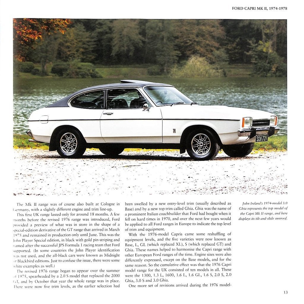 Factory-Original Ford Capri MkII & MkIII, Ford, Verzenden, Nieuw, Jams Taylor