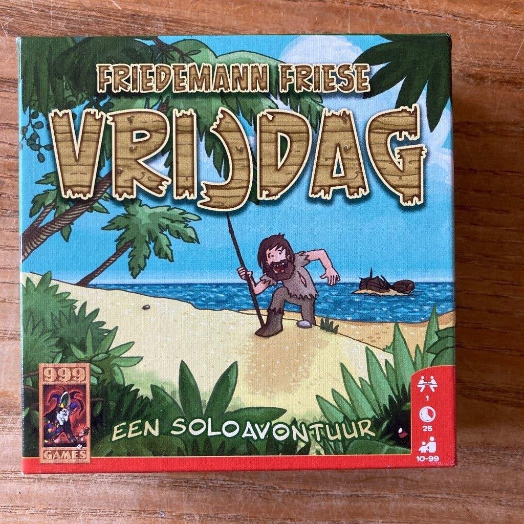 999 games - Vrijdag, een soloavontuur (1 speler, 10+jr) zgan, Een of twee spelers, Ophalen of Verzenden, Zo goed als nieuw, 999Games