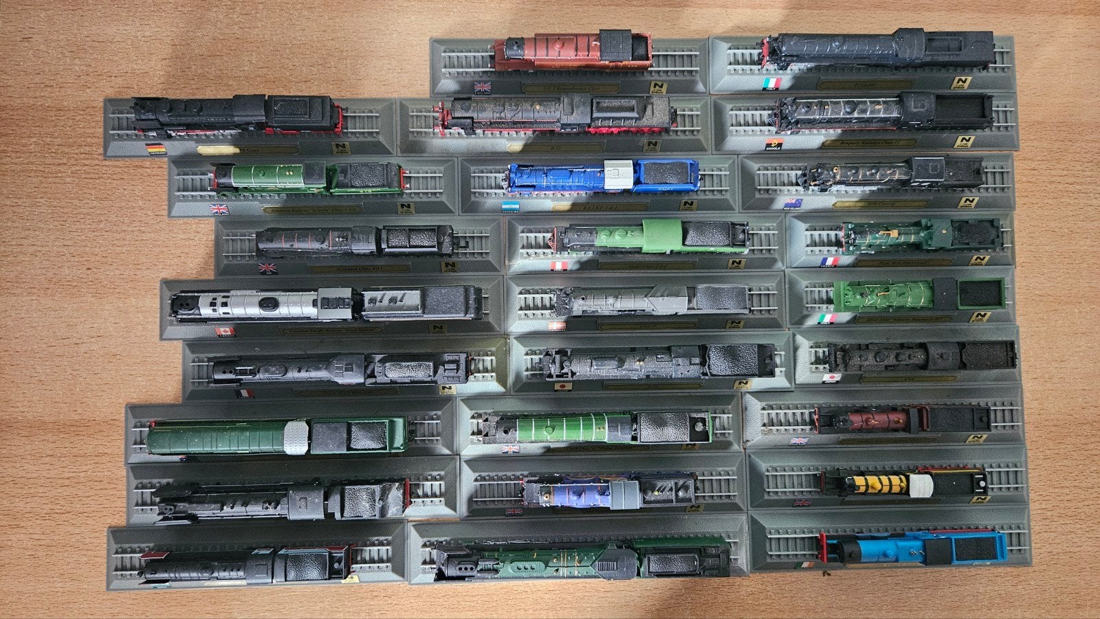 Delprado N 1/160 stoomlocomotieven, Ophalen of Verzenden, Gebruikt, Locomotief, Overige merken