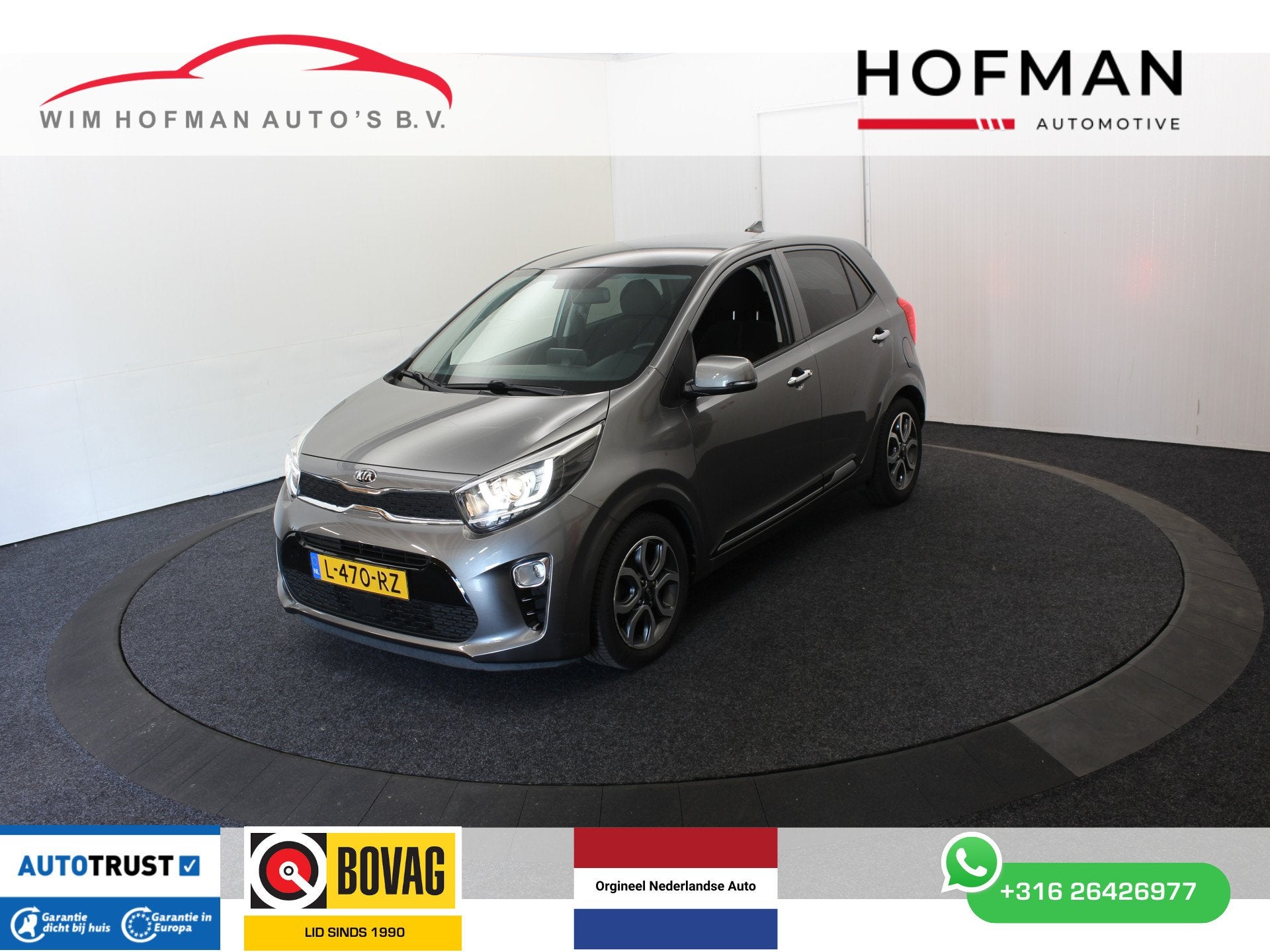 Kia Picanto 1.0 DPi Dynamic PlusLine Camera Climate Control, Auto's, Voorwielaandrijving, Stof, Gebruikt, 4 stoelen
