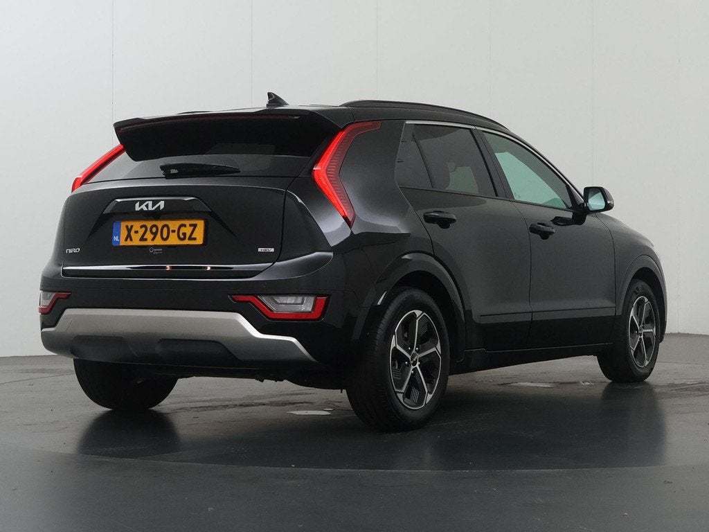 Kia Niro 1.6 GDi Hybrid DynamicPlusLine | Panoramadak | Stoe, Auto's, Kia, 1374 kg, Gebruikt, Euro 6, Zwart