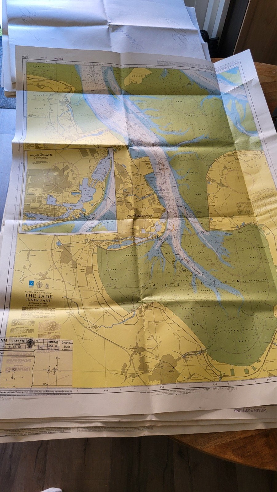 Gebruikte Navigatie kaarten zeekaarten, Ophalen of Verzenden, Gebruikt, Kaart, Foto of Prent