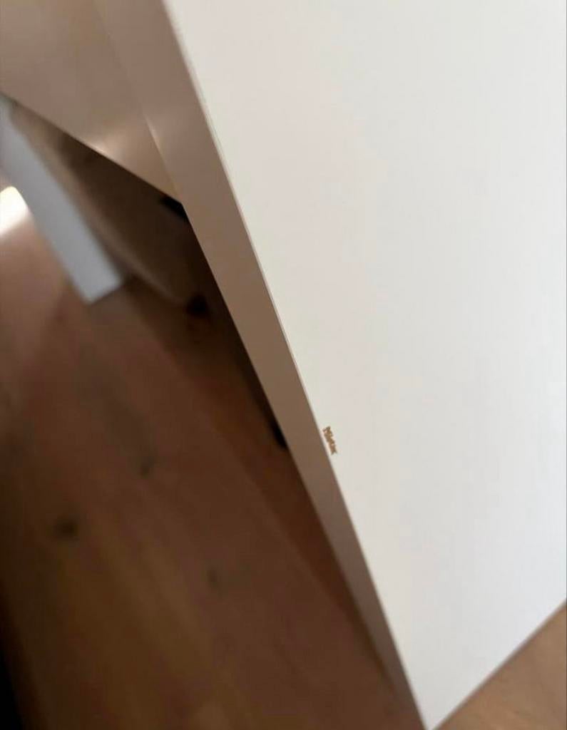 Ikea kaptafel met lade en glazen blad, Gebruikt, 100 tot 150 cm, Ophalen of Verzenden, Minder dan 100 cm