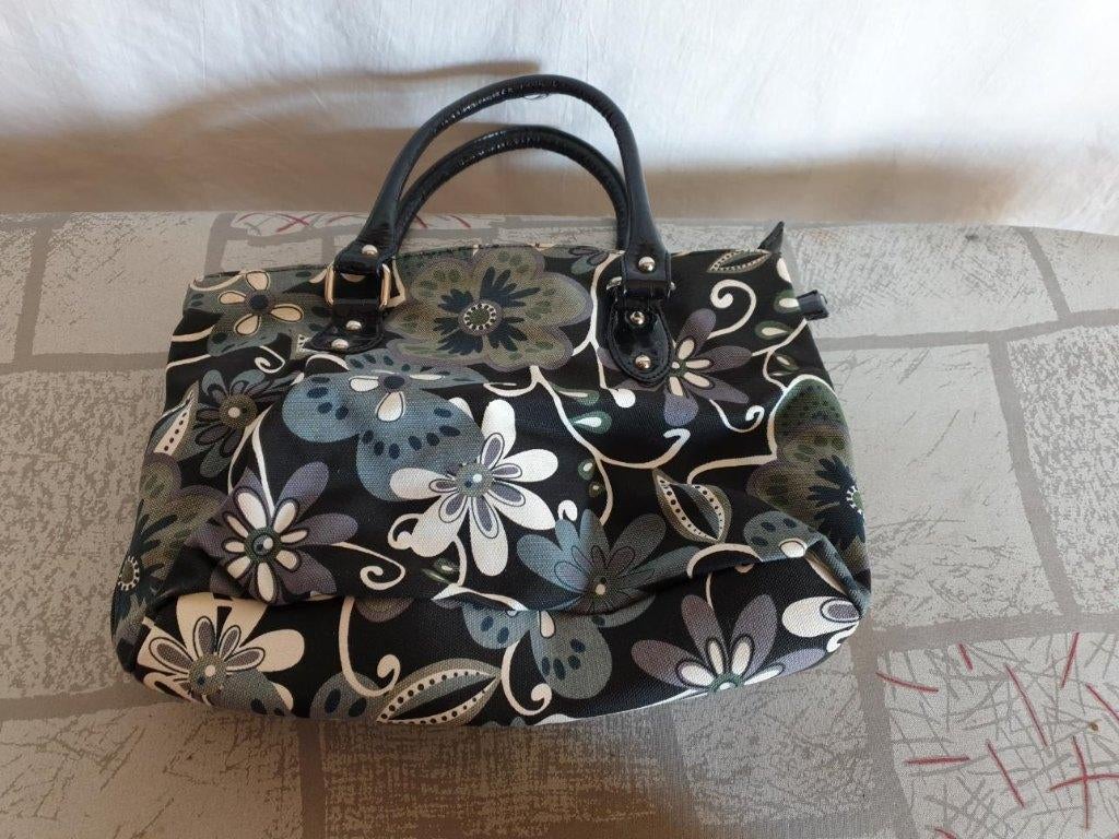 Gave dames handtas Merk Fuchsia, ., Zwart, Ophalen of Verzenden, Zo goed als nieuw