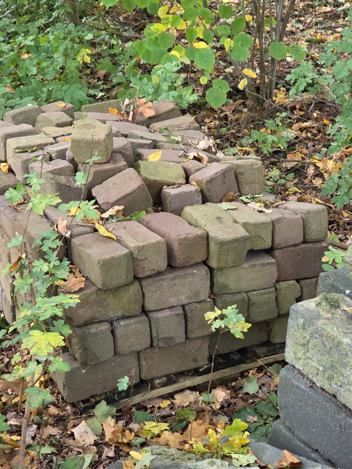 klinkers en stoep randen, Ophalen, Gebruikt, Beton, Klinkers