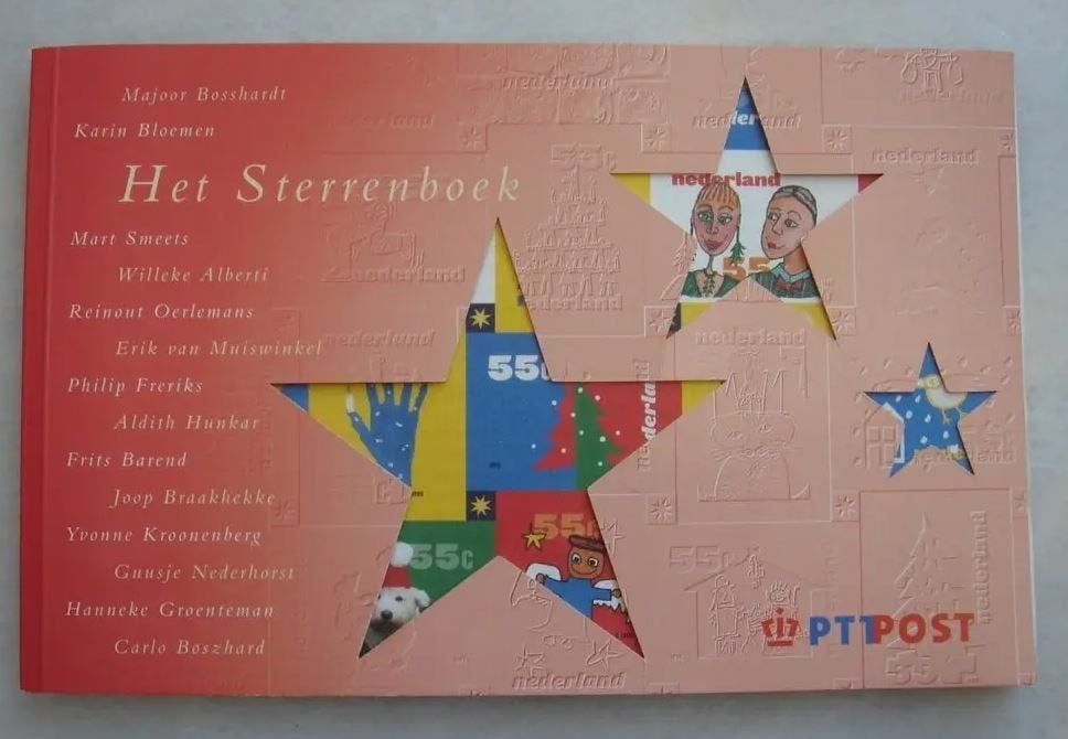 kerst Het Sterrenboek uitgegeven door PTT Post 1999, Ophalen of Verzenden, Zo goed als nieuw