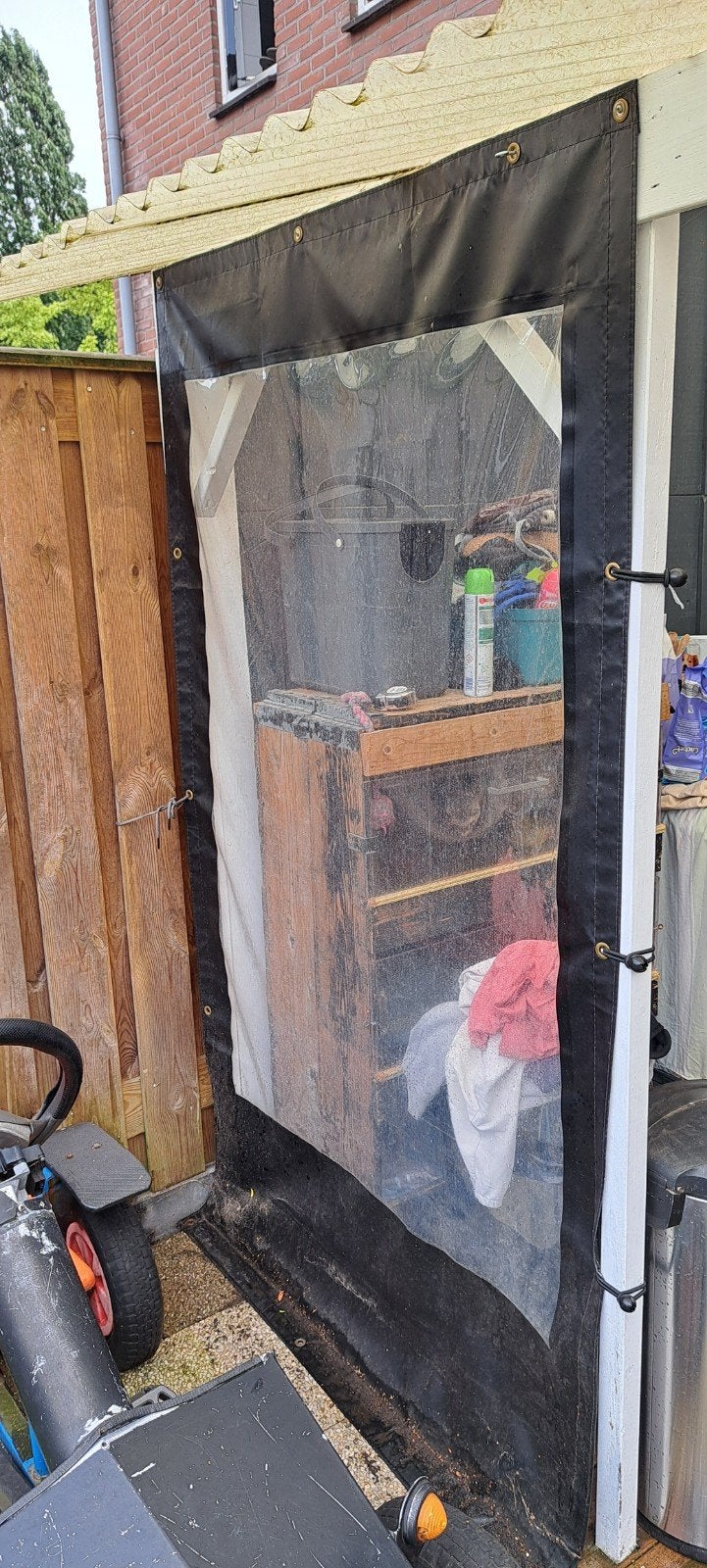 2 delen veranda zeil, Gebruikt, Overige typen, Minder dan 4 meter, 2 meter of meer