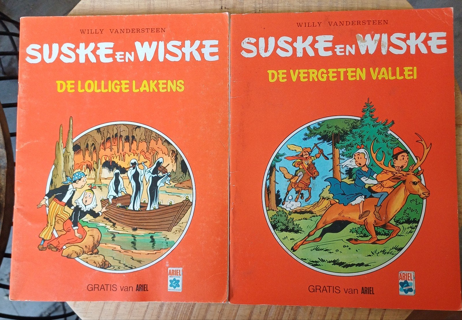 Suske en Wiske. Reclame uitgaven. €1 p.st., Meerdere stripboeken, Ophalen of Verzenden, Gelezen, Willy Vandersteen
