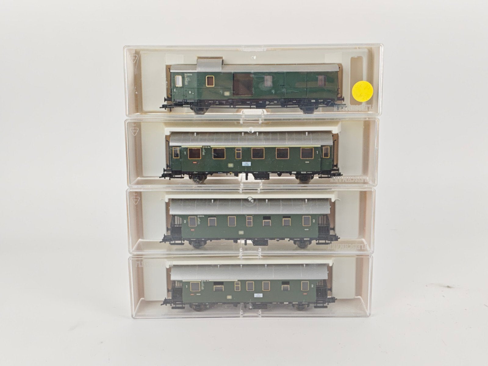 Fleischmann DB Personenwagons Set (4 stuks), Hobby en Vrije tijd, Modeltreinen | H0, Gelijkstroom, Fleischmann, Wagon, Ophalen of Verzenden