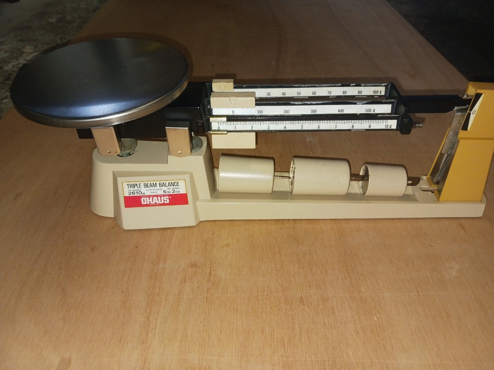 Ohaus triple beam balance, Analoog, Ophalen of Verzenden, Overige typen, Fijner dan 1 gram