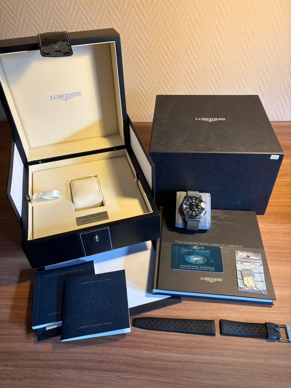 Longines legend diver 42MM, Overige merken, Staal, Staal, Polshorloge