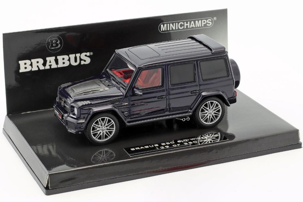 Mercedes Brabus 850 6.0 Widestar 2016 blue van Minichamps, Ophalen of Verzenden, Nieuw, Auto