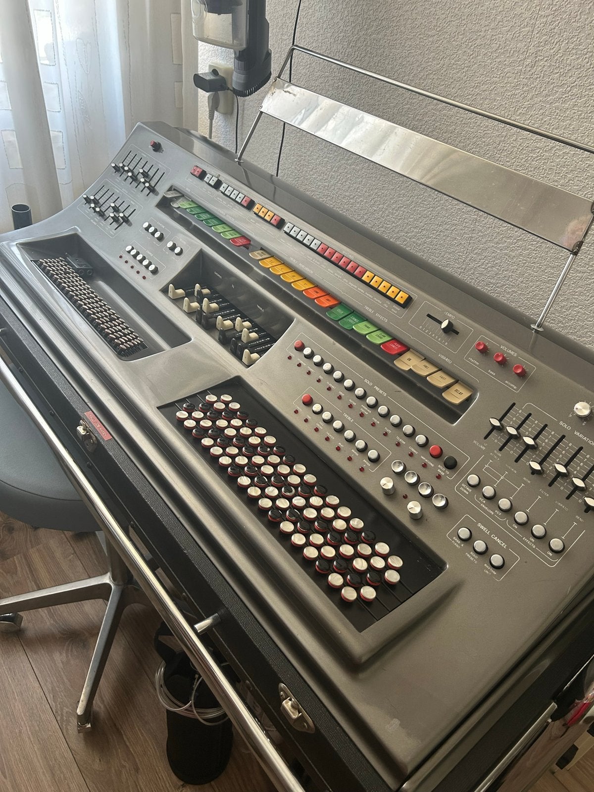 Elka knop keyboard - inclusief Solton versterker box, Ophalen, Gebruikt, Overige aantallen, Overige merken