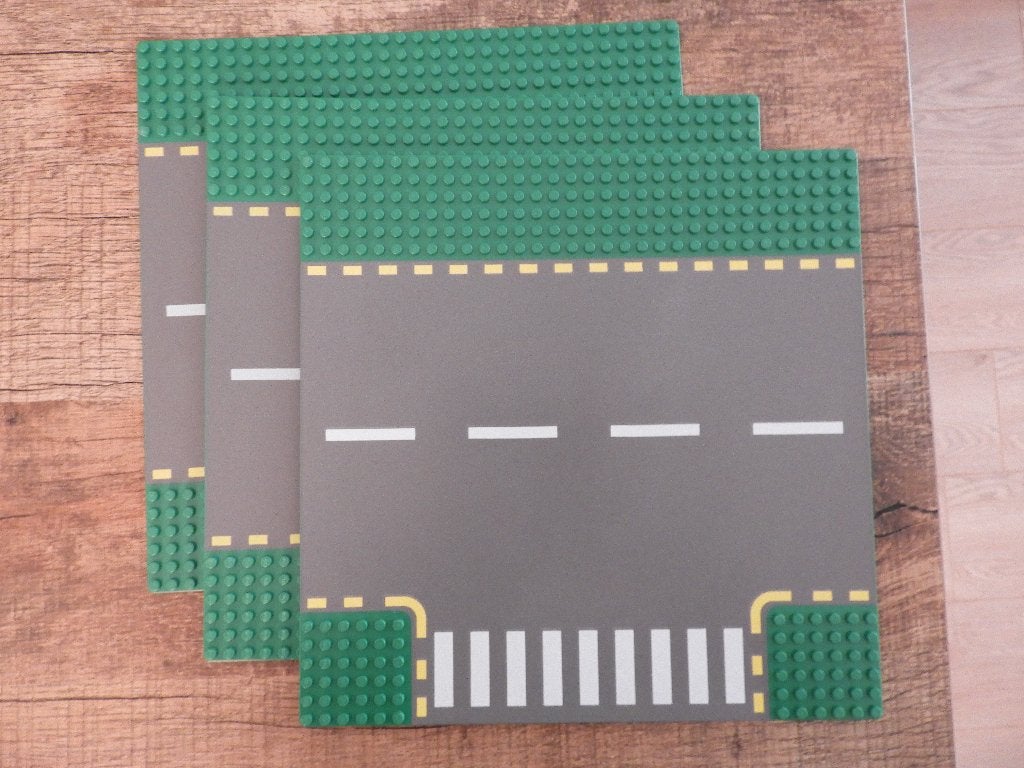 Lego 44341aseplate, Road 32 x 32 6-Stud T Intersection, Kinderen en Baby's, Gebruikt, Overige thema's, Lego, Ophalen of Verzenden