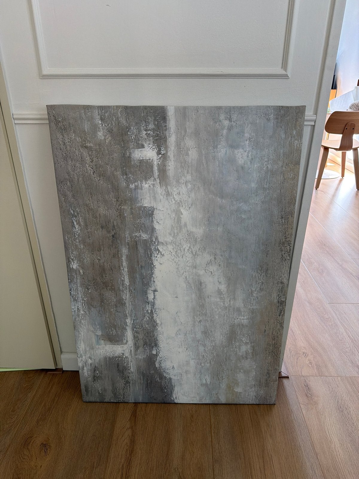 Abstract schilderij met structuur - Zo goed als nieuw, Antiek en Kunst, Kunst | Schilderijen | Abstract, Ophalen