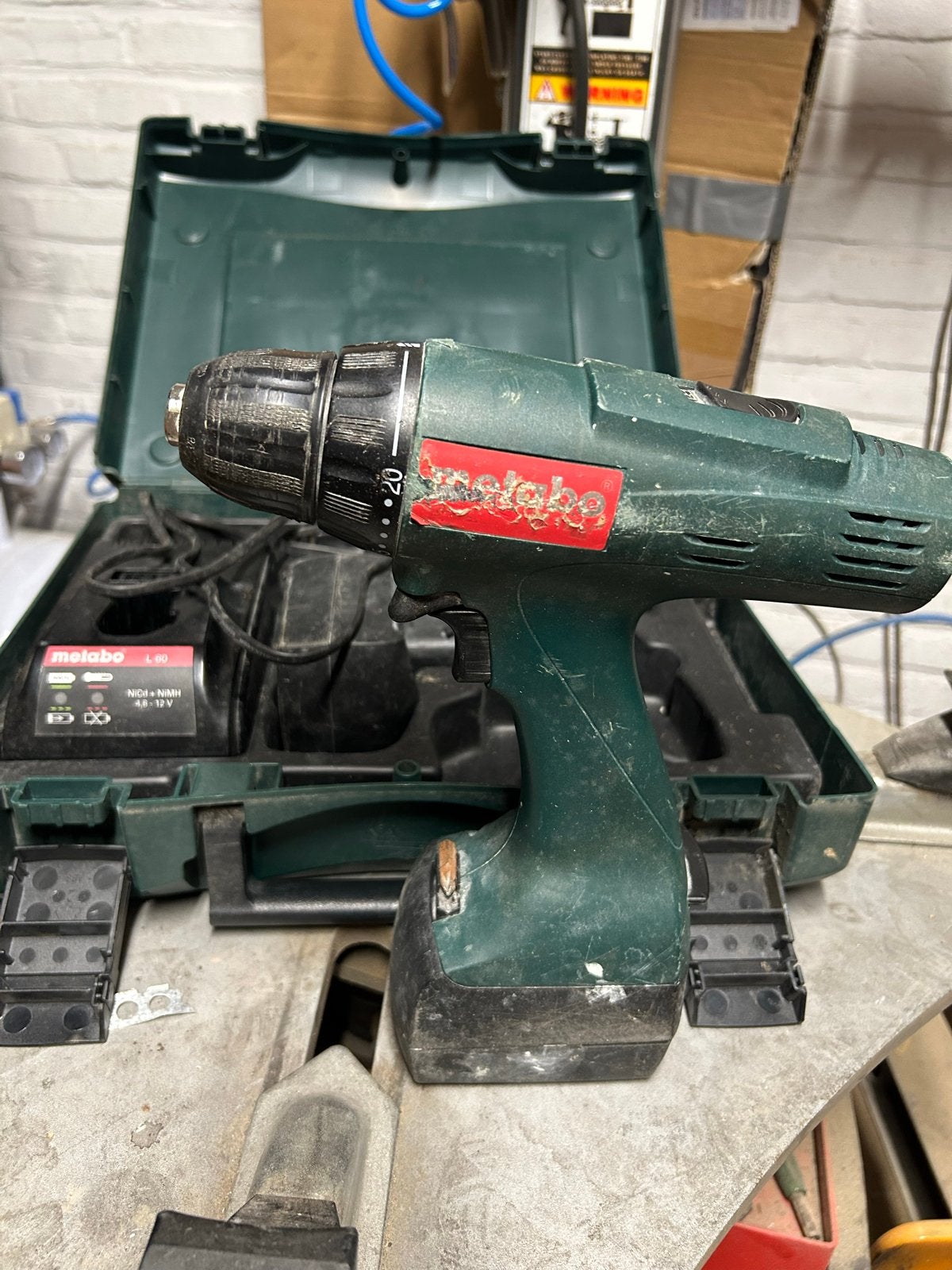 Metabo BZ 12 SP Boor- en Schroefmachine met Koffer, Ophalen of Verzenden, Gebruikt, Minder dan 400 watt, Boor- en Schroefmachine