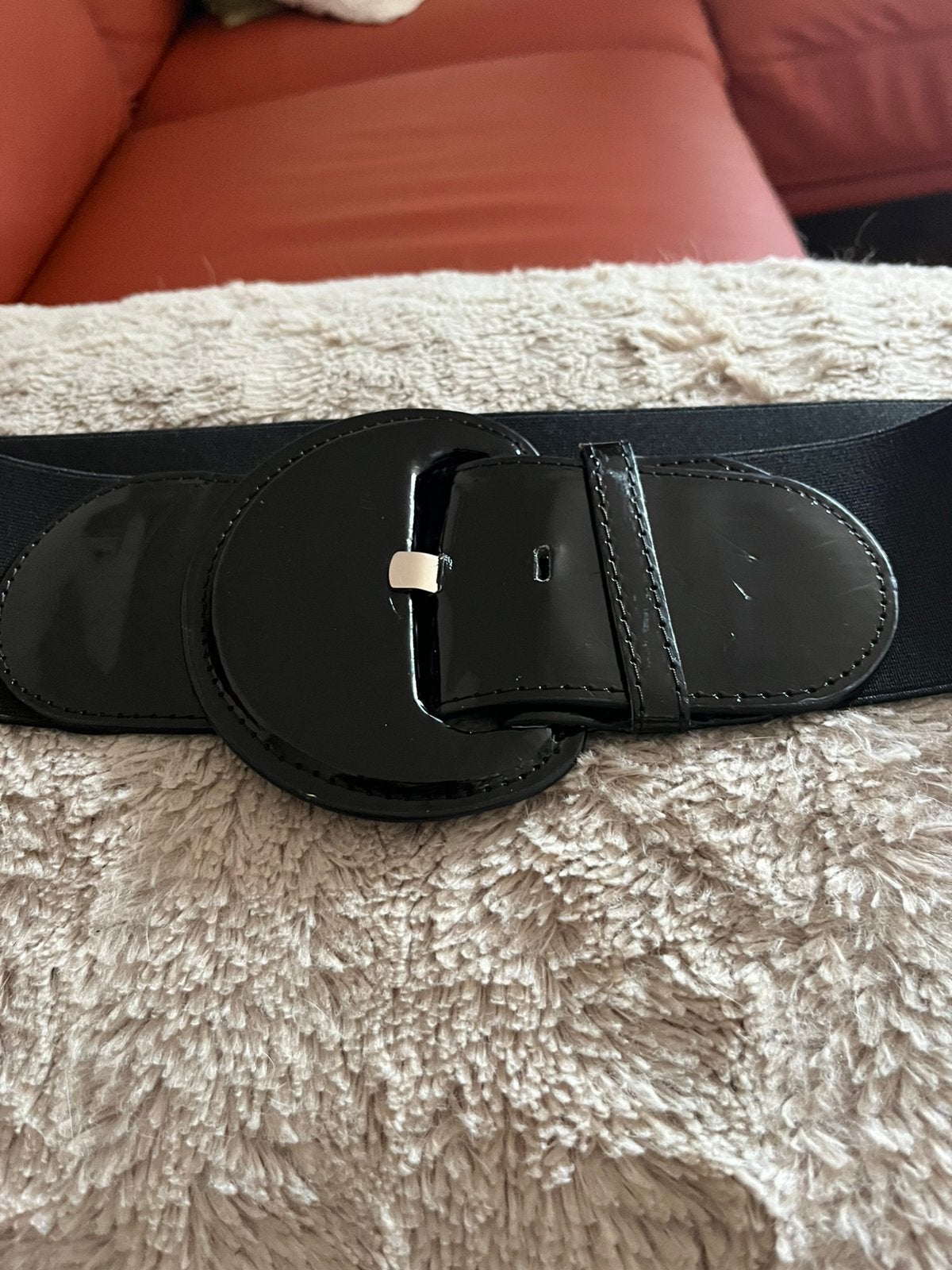 Riem met elastieke band, Kleding | Dames, Ophalen of Verzenden, Zo goed als nieuw, Zwart, 100 cm of meer