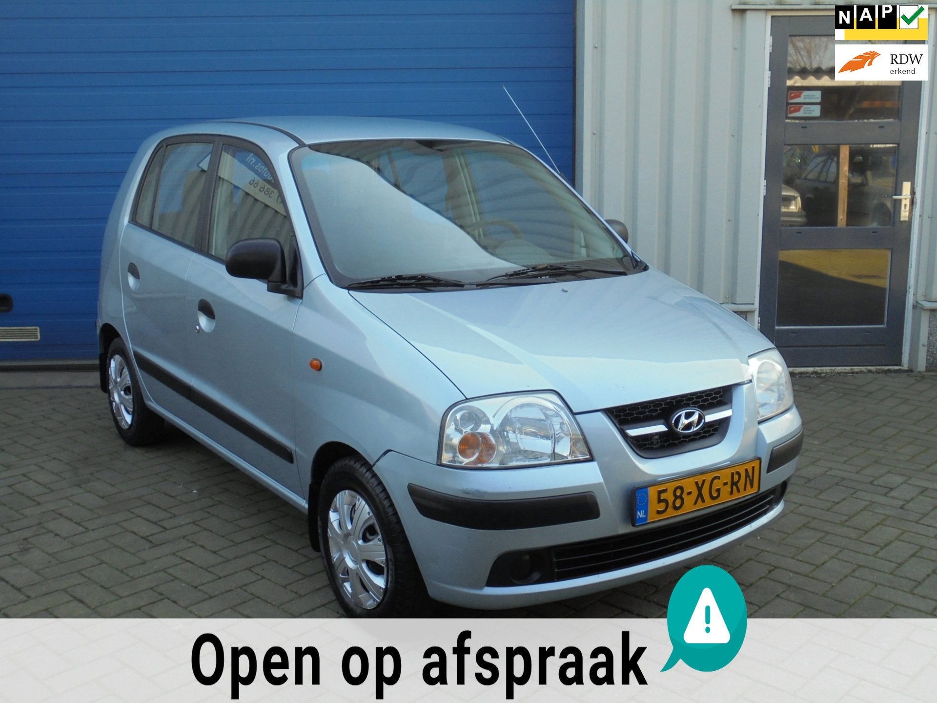 Hyundai Atos 1.1i Active Young, Auto's, Hyundai, Voorwielaandrijving, Stof, 4 cilinders, Origineel Nederlands