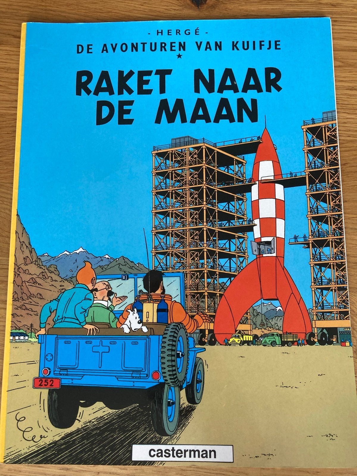 Kuifje: Raket naar de Maan - Klassiek stripboek, Eén stripboek, Ophalen of Verzenden, Zo goed als nieuw