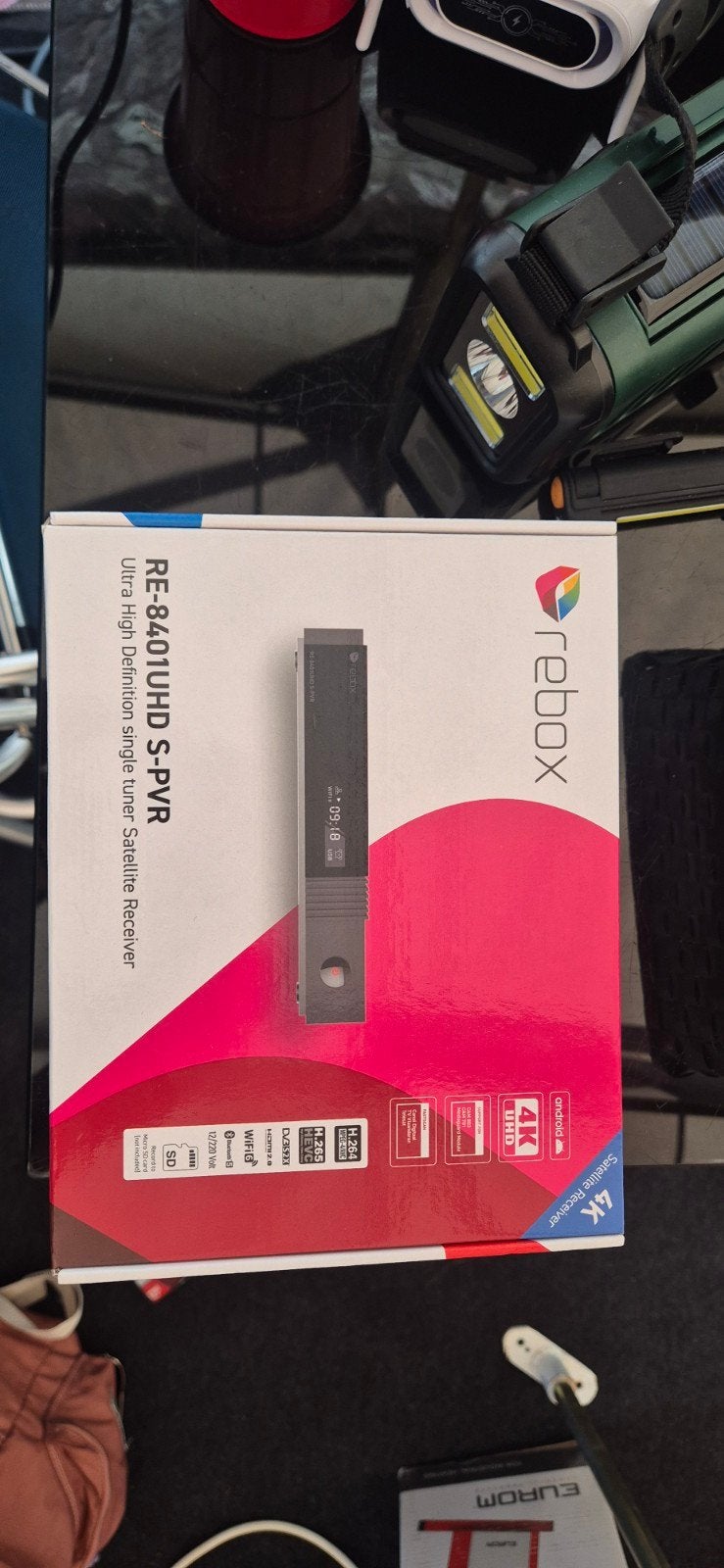 Rebox RE-8401UHD S-PVR 4K Satellietontvanger, Ophalen of Verzenden, Nieuw, Decoder