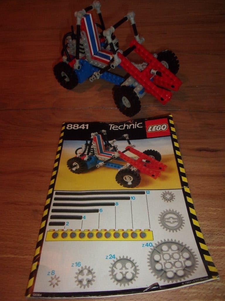 Lego Technic 8841-1 Dune Buggy / Desert Racer uit 1983, Gebruikt, Lego, Compleet, Ophalen of Verzenden