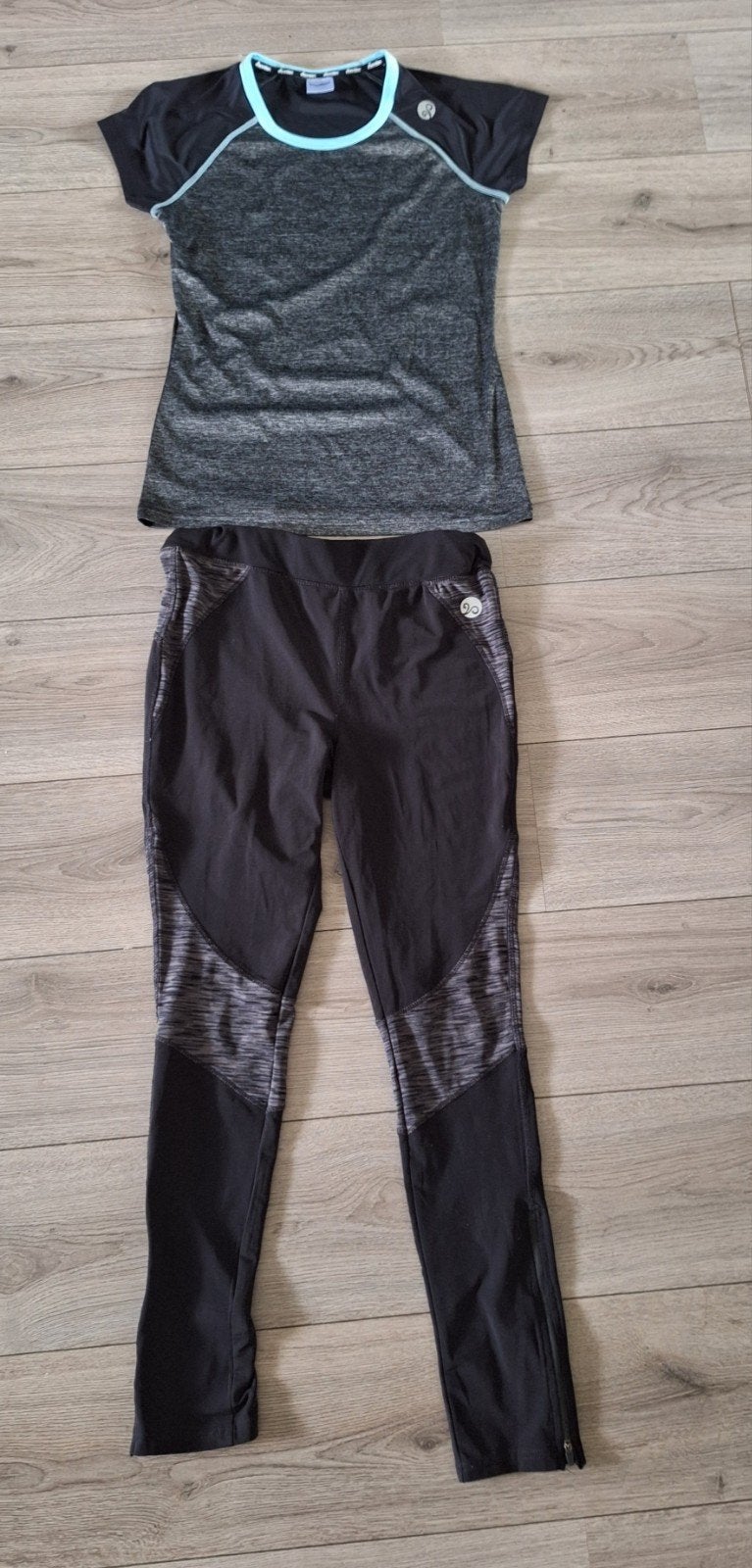 Leontien sportset maat L/40 zwart/grijs, Kleding | Dames, Leontien, Zwart, Maat 42/44 (L), Ophalen of Verzenden
