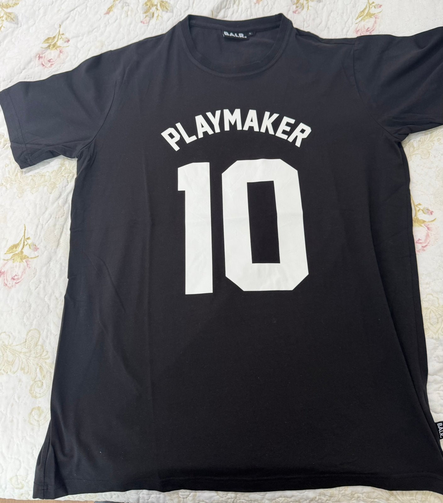 BALR. Zwarte Tshirt maat L, Ophalen of Verzenden, Gedragen, Maat 48/50 (M), Zwart