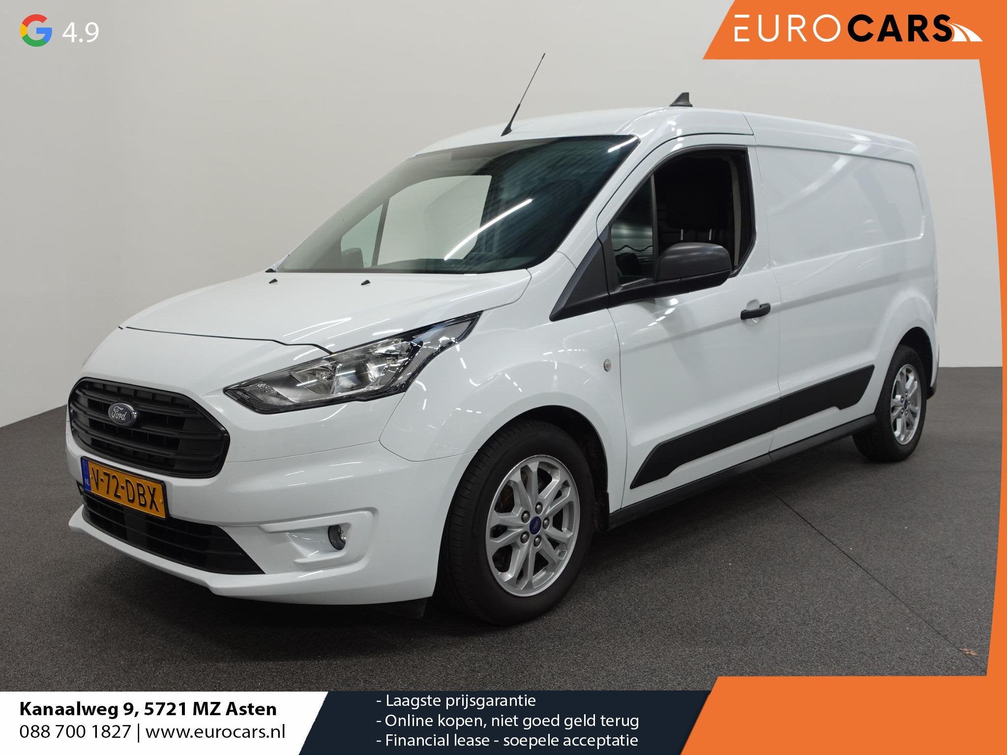 Ford Transit Connect 1.5 EcoBlue L2 Trend Automaat Trekhaak, Auto's, 1390 kg, Stof, Gebruikt, 4 cilinders