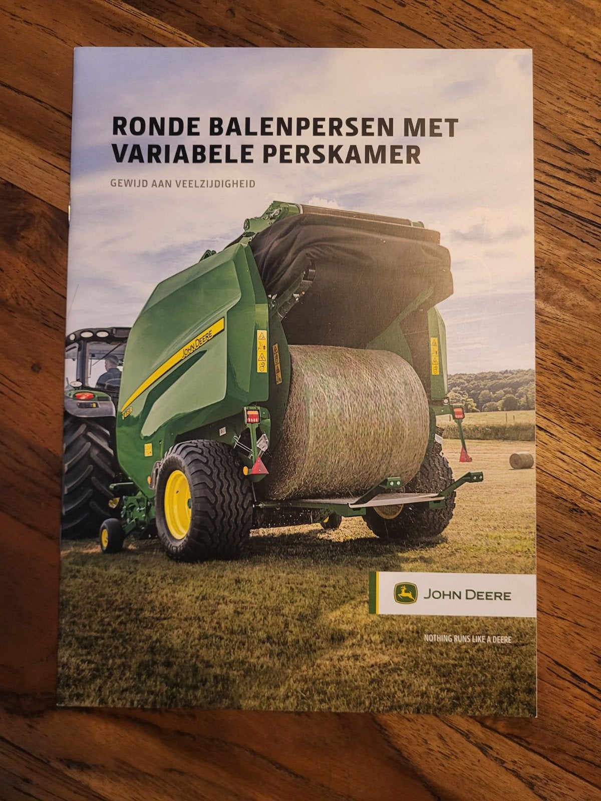 tractor folder John Deere ronde balenpersen, Ophalen of Verzenden, Zo goed als nieuw