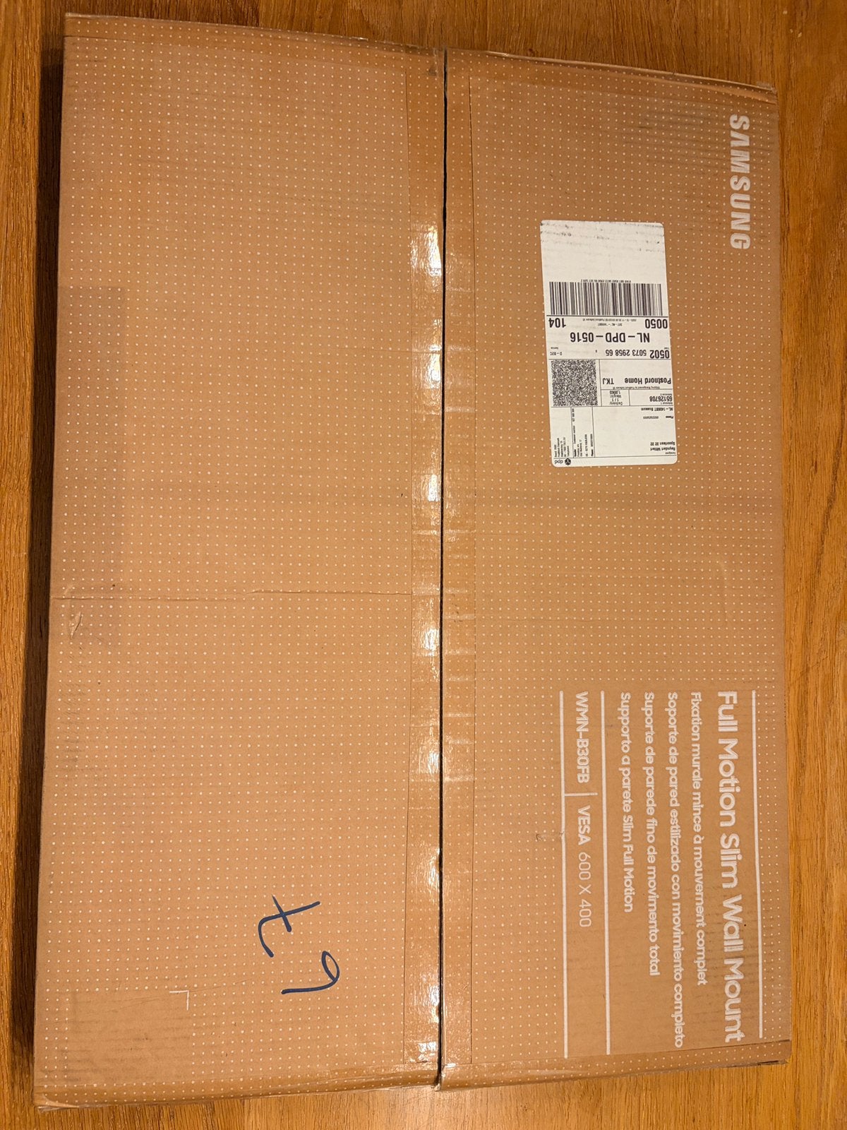 Samsung WMN-B30FB Full Motion Slim Wall Mount – VESA 600x400, Ophalen of Verzenden, Zo goed als nieuw
