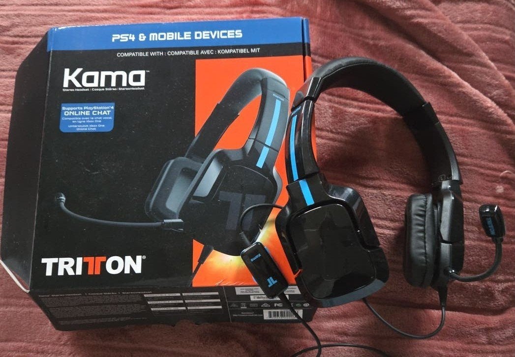 Tritton Kama Stereo Gaming Headset (voor PS4, PS5 & Mobiel)., Ophalen of Verzenden, Zo goed als nieuw, Overige merken