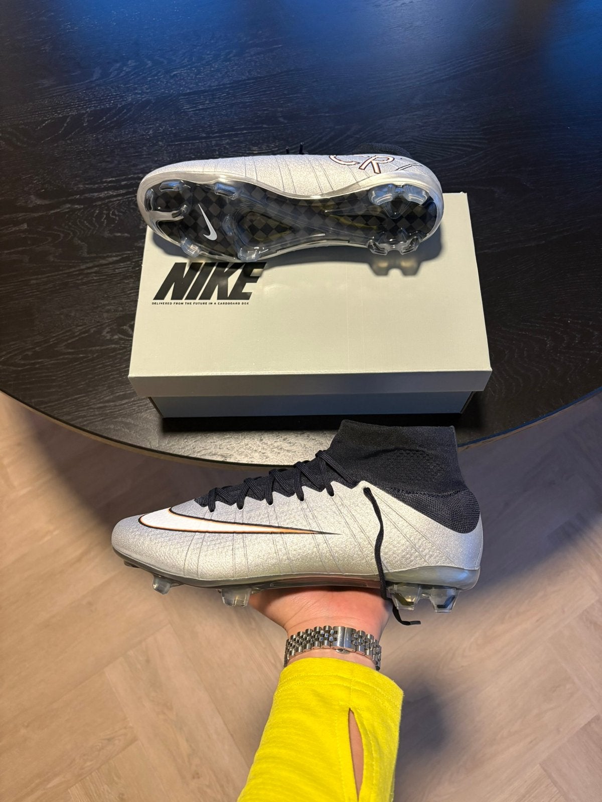 Nike Mercurial Superfly 4 CR7 FG 41, Ophalen of Verzenden, Zo goed als nieuw, Zwart