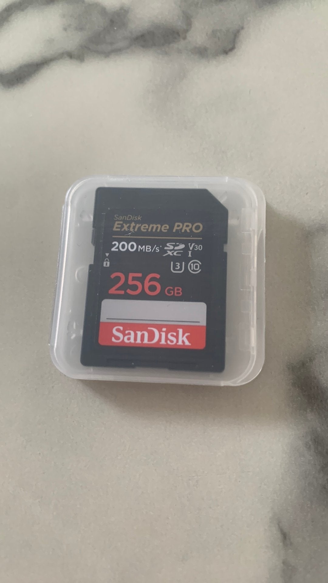 Nr. 1729373 SANDISK SDXC Extreme Pro 256GB + Rescue Pro DL, Ophalen of Verzenden, SDXC, Fotocamera, 64 GB