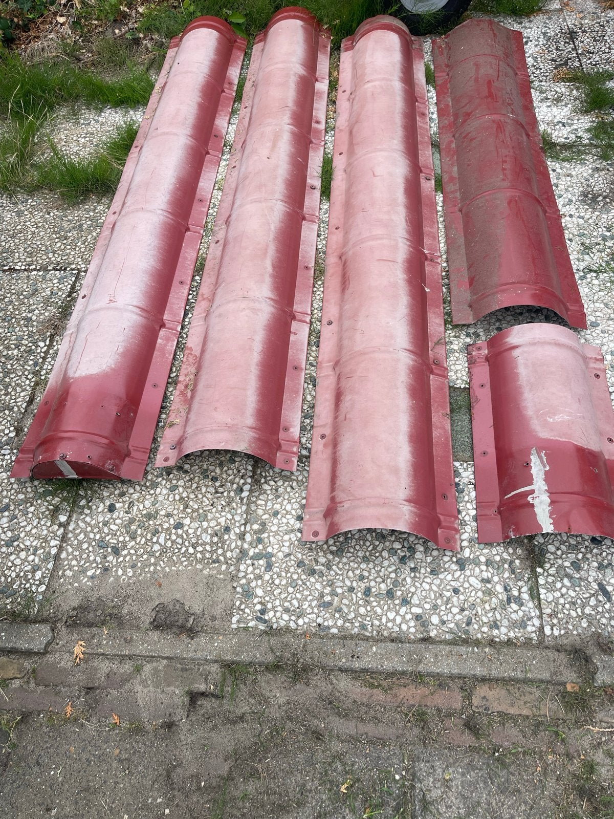 Nokstukken dakpanplaat gebruikt, Doe-het-zelf en Verbouw, Dakpannen en Dakbedekking, Ophalen, Overige materialen, Gebruikt, Overige typen