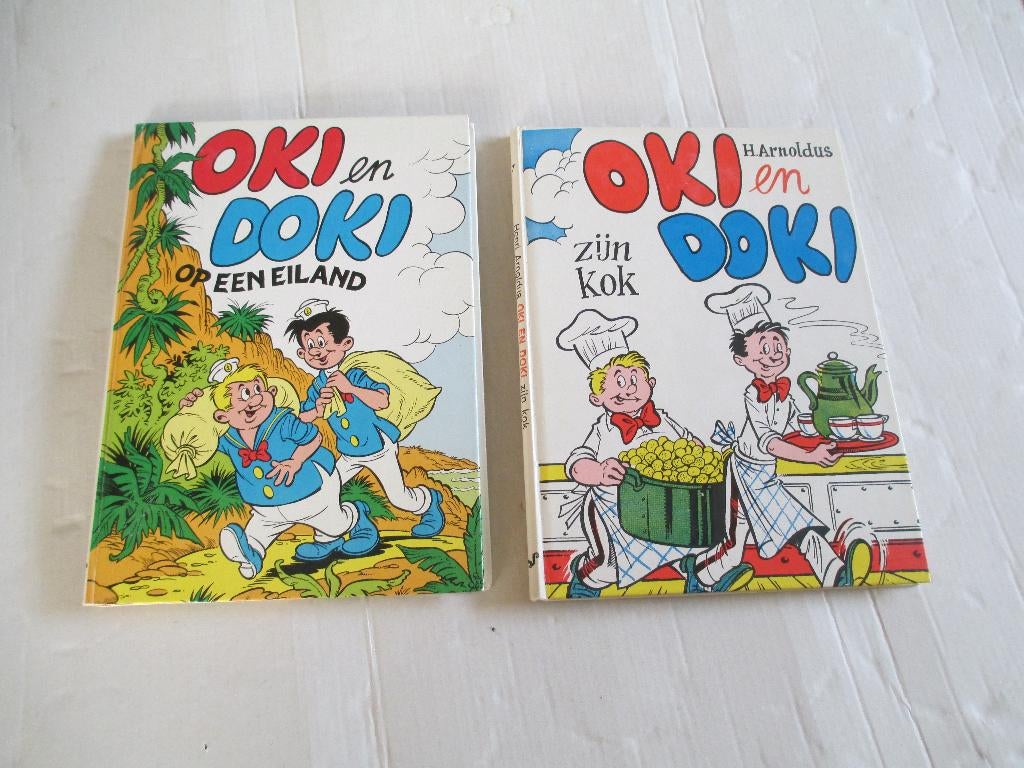 2x oki en doki - henri arnoldus, Ophalen of Verzenden, Gelezen, Fictie algemeen
