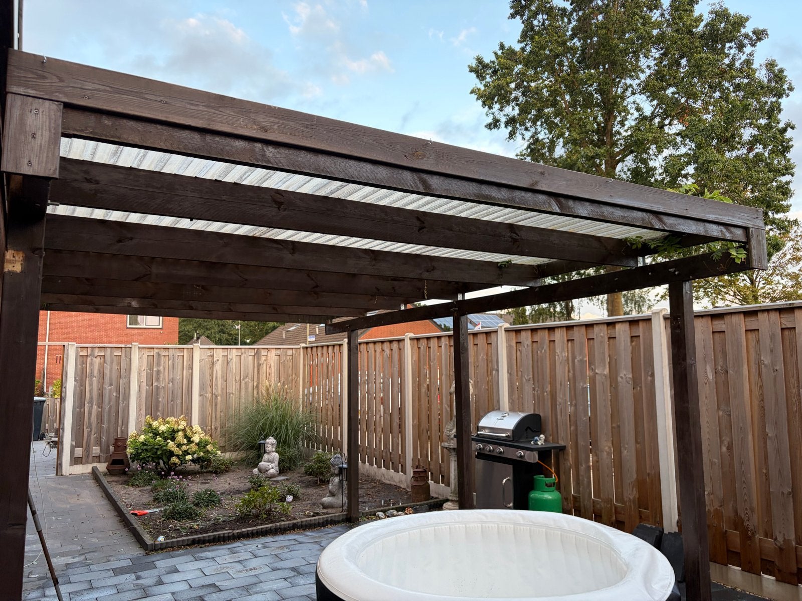 Houten veranda zonder dakplaten, Ophalen, Gebruikt, Veranda