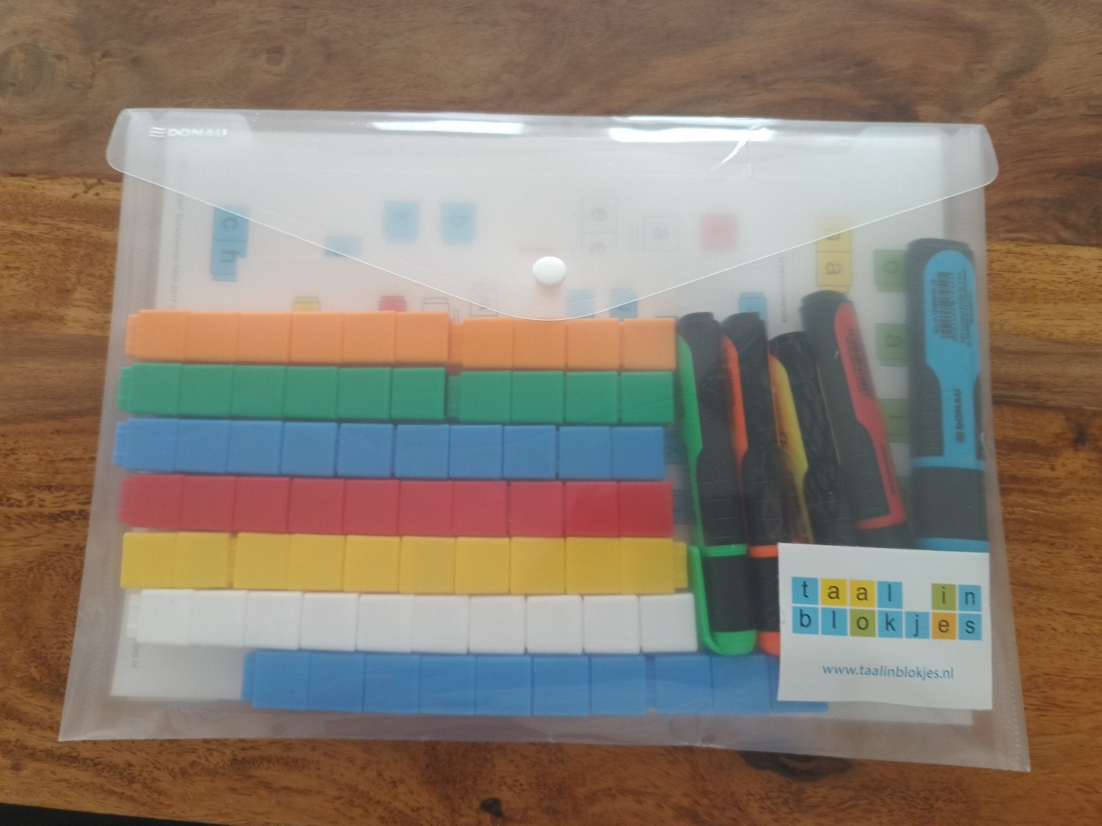 Taal in blokjes - Basisset, Kinderen en Baby's, Speelgoed | Educatief en Creatief, Ophalen of Verzenden, Nieuw, Taal en Lezen
