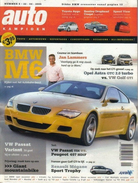 Autokampioen 9 2005 : VW Golf GTI - Opel Astra GTC 2.0 Turbo, Ophalen of Verzenden, Gelezen, Algemeen