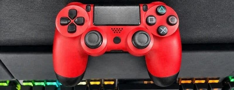 Rode PS4-style controller — géén originele Sony, Ophalen of Verzenden, Zo goed als nieuw, Controller, PlayStation 4