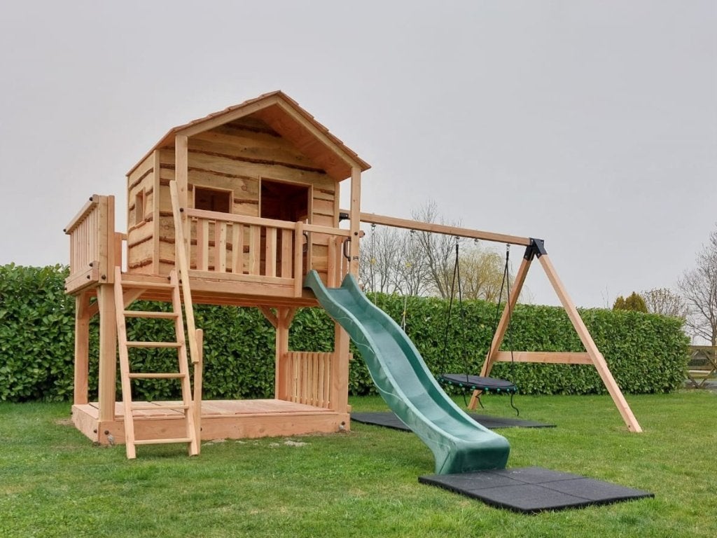BOOMHUT PALEIS speeltoren speelhuis klimtoren speeltoestel, Ophalen, Nieuw, Schommel, Aanbouwonderdeel