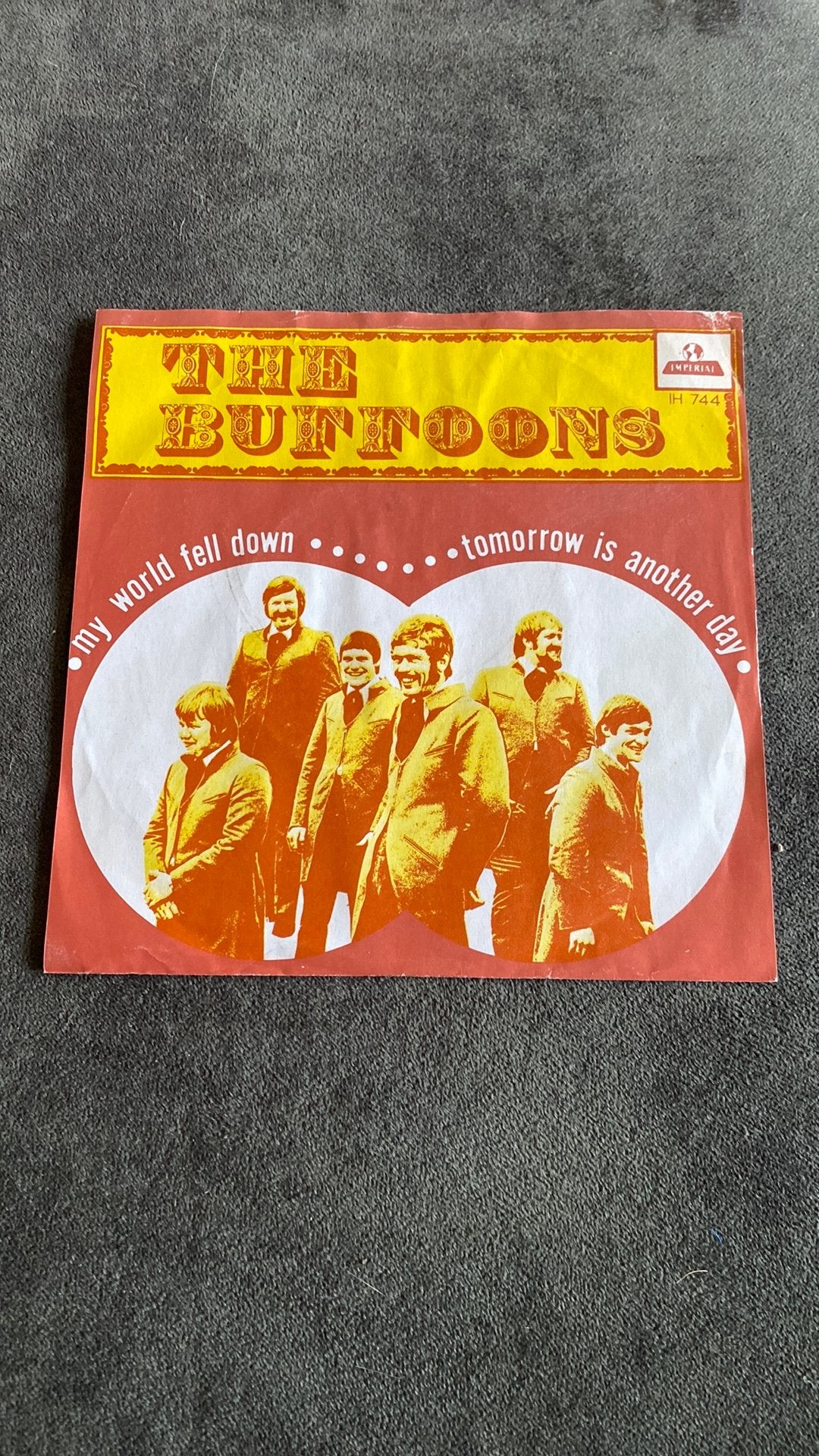 Vinyl single the Buffoons - My world fell down, Cd's en Dvd's, Ophalen of Verzenden, Zo goed als nieuw, Pop