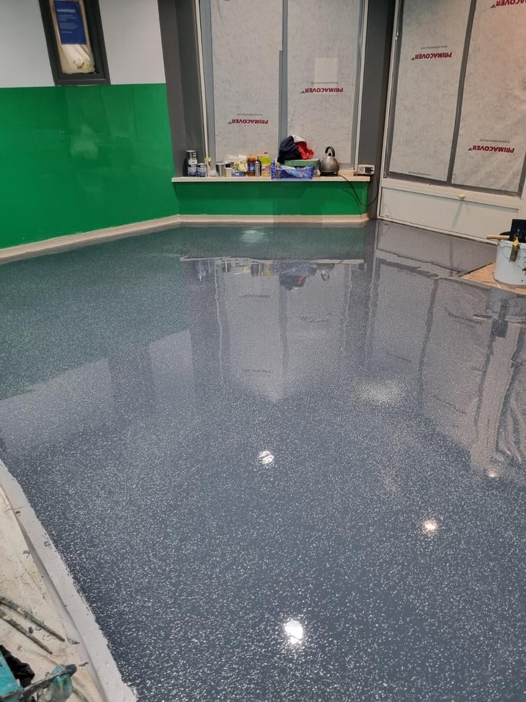 Mooie gietvloeren, Huis en Inrichting, Stoffering | Vloerbedekking, Ophalen of Verzenden, Zo goed als nieuw, Minder dan 10 m²