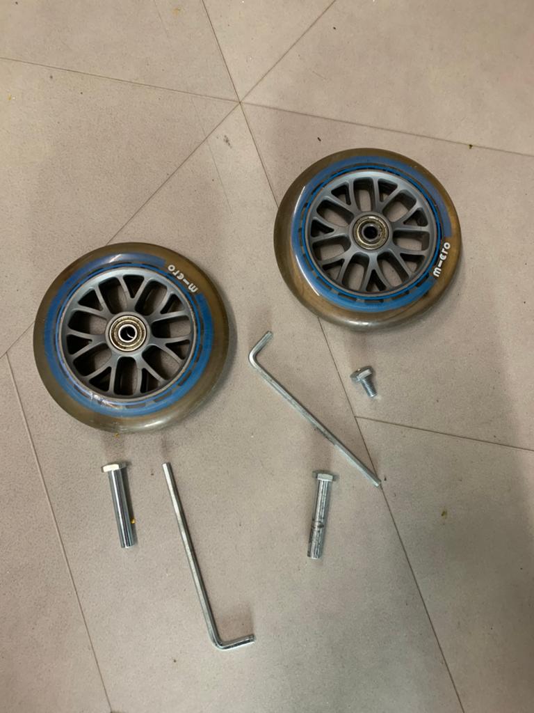 Micro wheel 120 mm set, Fietsen en Brommers, Steps, Ophalen of Verzenden, Zo goed als nieuw, Gewone step