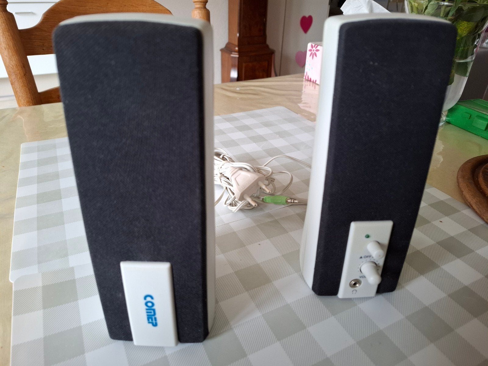 COMEP Luidsprekerset - Compact en Functioneel, Computers en Software, Pc speakers, Ophalen of Verzenden, Gebruikt, Audiokanaal 2